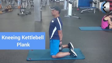 Kneeling Kettlebell Plank
