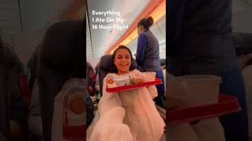 WHAT I ATE IN FLIGHT ✈️