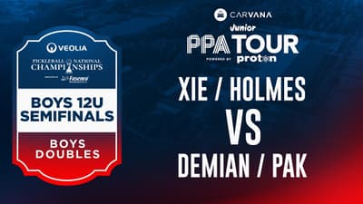 Xie/Holmes v Demian/Pak at the 2026 PPA National Championships