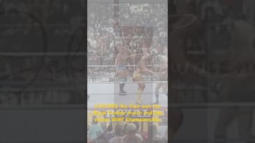 1/19/1992: Ric Flair won the Royal Rumble match and the vacant WWF Championship.