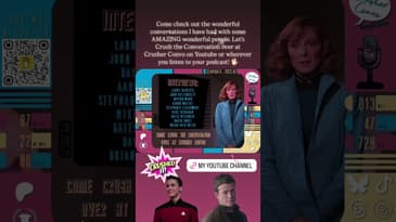 Amazing time with some of #startrek greats! Check out Crusher Convo! #fyp #beverlycrusher #podcast