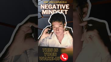 Are You Living in a Negative Mindset? This is Your Wake-Up Call #shorts #motivation