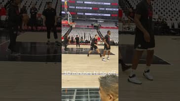 Kawhi Leonard pregame vs Trailblazers! #thepullupbasketballpodcast