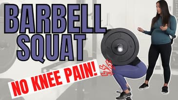 How to Squat with a Barbell with Knee Pain