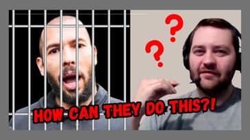 How can Andrew Tate be detained without being charged?