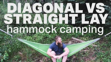Diagonal Vs Straight Lay - Mummy Pod Hammock Camping