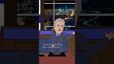 Gavin Newsom and Stephen Colbert Blame Trump - For Anything.