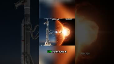 Massive Solar Flare Alert: X8.3 Eruption Recorded! #shorts