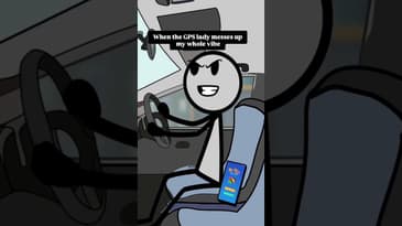 GPS interruption #podcast #music #driving #gps #funnyshorts