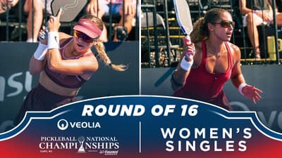 Anna Leigh Waters v Jessie Irvine at the Veolia Atlanta Pickleball Championships