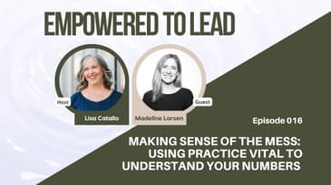 Making Sense of the Mess: Using Practice Vital to Understand Your Numbers with Madeline Larsen