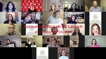 Accountability Lab #2 - Launch Event, Zoom Call 11/4/2020