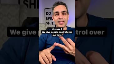 3 Mistakes we make with our TIME | Ankur Warikoo #Shorts