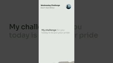 Wednesday Challenge - Don't Get Bitter