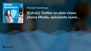 [Extrait] Twitter en plein chaos (Asma Mhalla, spécialiste numérique et politique)