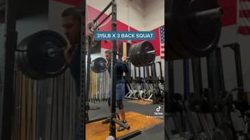 315LB Back Squat X 3 | Dr. Chris Garcia
