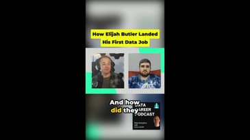 How Elijah Butler Got His First Data Job
