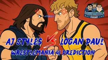 π₯ WrestleMania 41 Prediction: AJ Styles vs Logan Paul | Down The Middle Podcast π₯