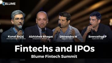 Blume Fintech Summit | Fintechs & IPOs | Ft. Abhishek B, Dhirendra M, Sreevasthsa P & Kunal B.