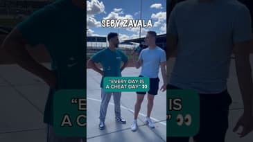 MLB Player Says “EVERY DAY Is A Cheat Day” 🤯 #shorts #baseball #seattle #mariners #pnw