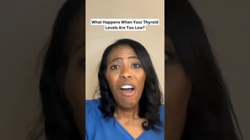 What Happens When Your Thyroid Levels Are Too Low #youtubeshorts #fyp