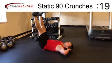 Static 90 Crunches - Abs & Hips | Chris Janke-Bueno