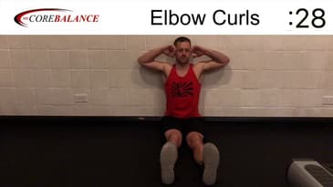 Sitting Floor Elbow Curls
