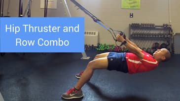 EDGE Suspension Trainer Hip Thrust Row Combo