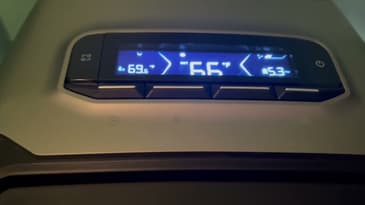 Powering on the EcoFlow Wave 2 AC for the first time