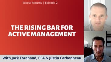 The Rising Bar for Active Management