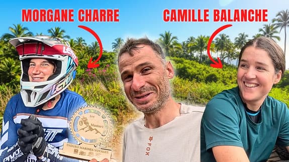 Gros Tirage de Bourre avec Morgane Charre et Camille Balanche sur l'Enduro Marinès à La Réunion
