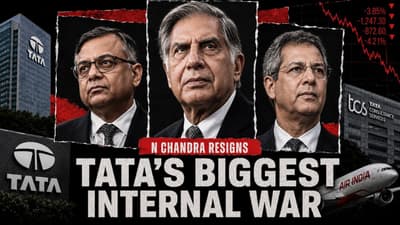 Tata's SILENT EARTHQUAKE : Why Chandrasekaran Just Quit India's Most Powerful Empire?
