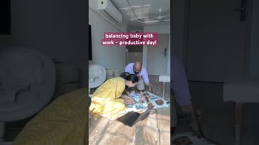 HOW to balance work with a new born? MINI VLOG 🫶🏾