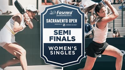 Kaitlyn Christian v Lea Jansen at the Fasenra Sacramento Open