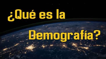 Qué es demografía