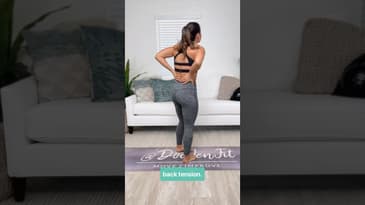 Banded exercises for BACK TENSION!