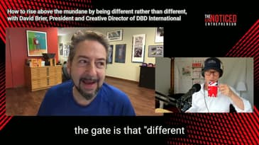 Trailer: How to rise above the mundane by being different rather than different, with David Brier