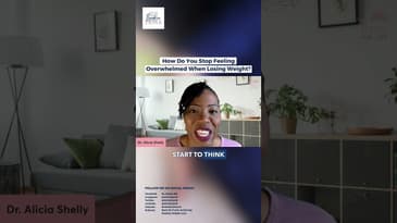 How Do You Stop Feeling Overwhelmed When Losing Weight? #loseweight #youtubeshorts #shorts