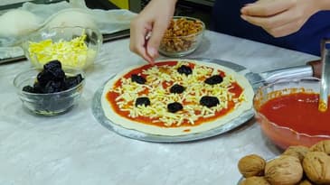Pizza Loaded With California Prunes & Walnuts | Taste Of America