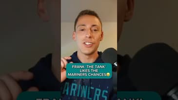 FRANK THE TANK MAKES A MARINERS PREDICTION 😂 #mlb #baseball #mariners