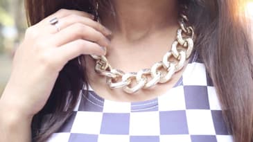 Monochrome New Years Eve Party Outfit (2014)
