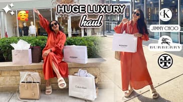 Luxury Shopping Haul At Outlets in Texas | Indian in America | Aanam C