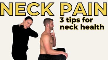 3 Tips to optimize your neck pain / health