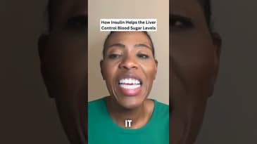 How Insulin Helps the Liver Control Blood Sugar Levels #youtubeshorts #fyp