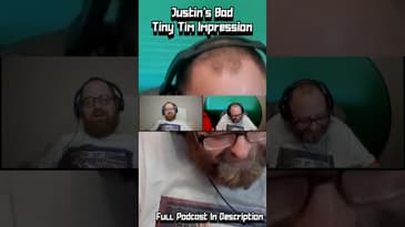 Justin's Bad Tiny Tim Impression