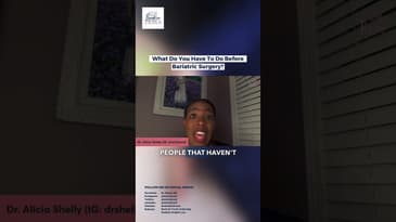 What Do You Have To Do Before Bariatric Surgery? #process #youtubeshorts #shorts