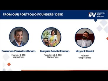 Prasanna Venkatarathnam | Manjula Gandhi Rooban | Mayank Bindal | On their journey with IPV