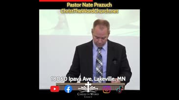 We are Spiritually Dead, Like Lazarus, Before Christ Raises Us.