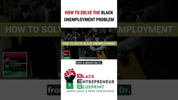 How To Solve The Black Unemployment Problem   #shorts