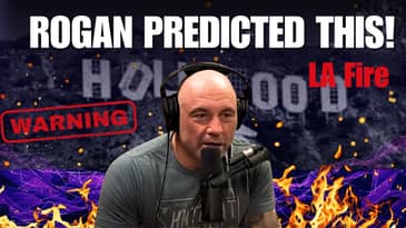 Joe Rogan Prediction About LA Fire going Viral from Fire fighter. THEY KNEW